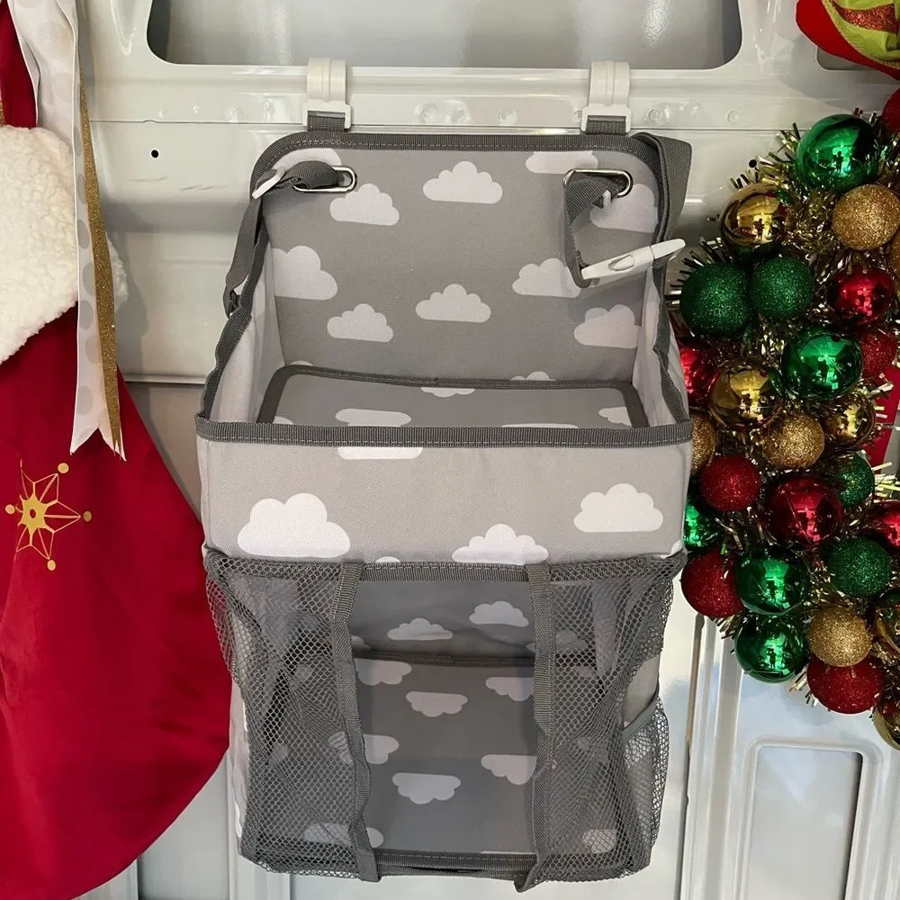 2 way attached Car seat back travel bag for kids